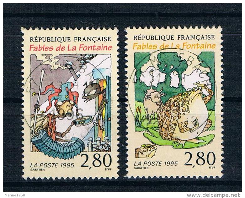 Frankreich 1995 Mi.Nr. 3101/02 Gestempelt - Gebraucht