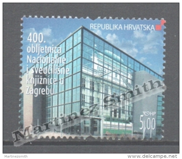 Croatia - Croatie - Croacia 2007 Yvert 753, 400th Ann. National Library &amp; University - MNH - Croazia