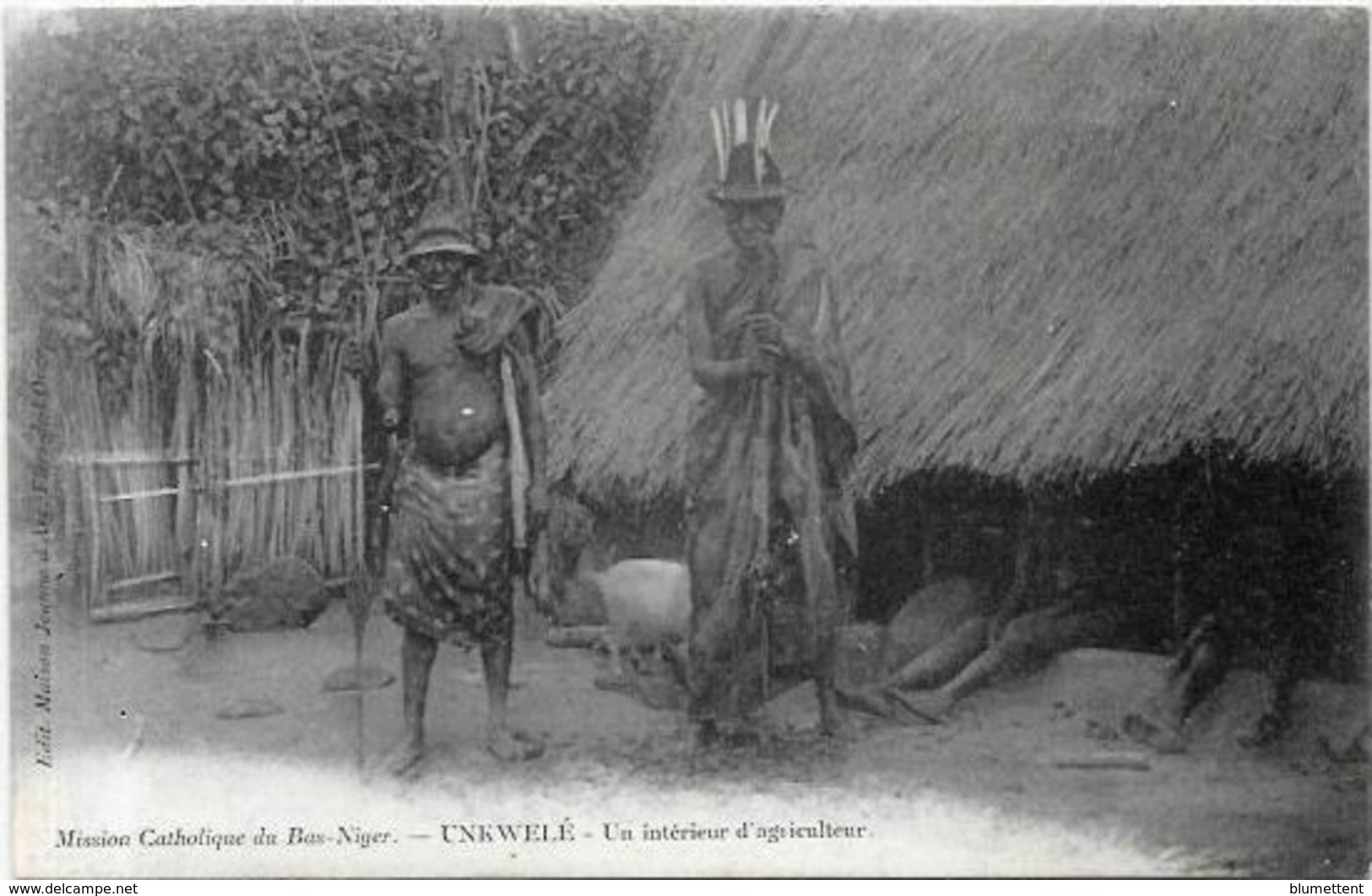 CPA Nigéria Afrique Noire Ethnic Type Non Circulé Unkwelé - Nigeria