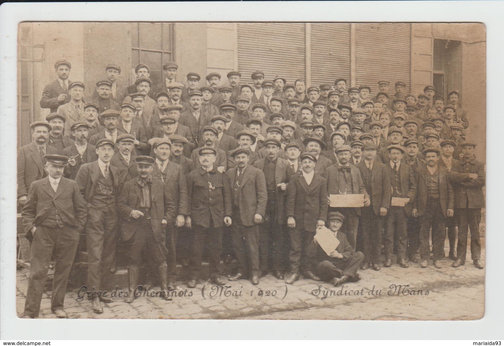 LE MANS - SARTHE - GREVE DES CHEMINOTS - MAI 1920 - SYNDICAT DU MANS - POLITIQUE - Le Mans