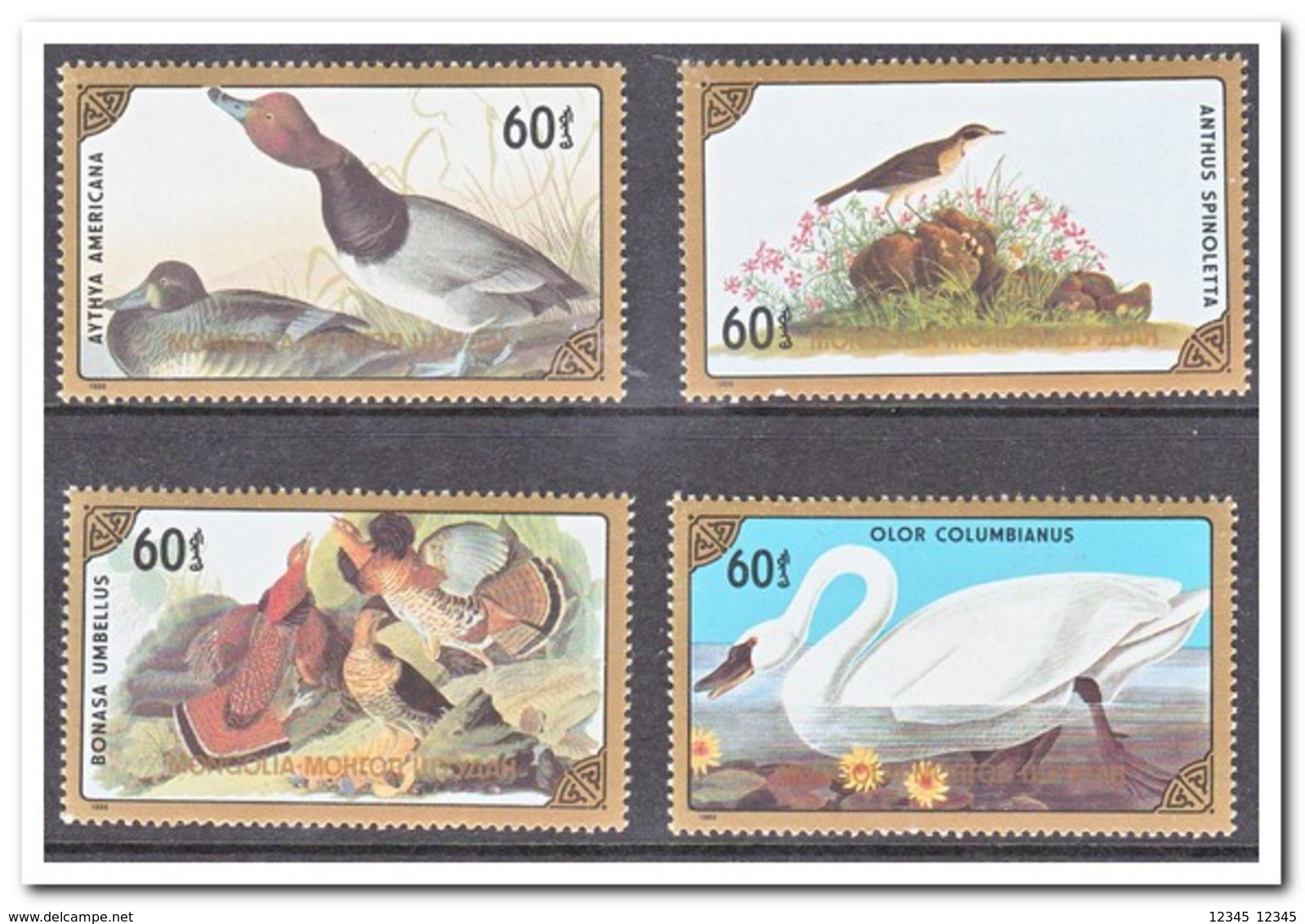 Mongolië 1986, Postfris MNH, Birds - Mongolië