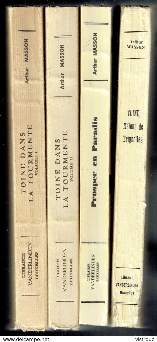 " PROSPER En Paradis " D'Arthur MASSON - Librairie VANDERLINDEN - Bruxelles - E.O. 1962. - Belgian Authors