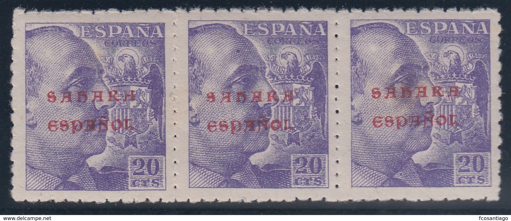 ESPAÑA -SAHARA 1941- EDIFIL#53**  Con Pie De Imprenta "SANCHEZ TODA" - Sahara Español