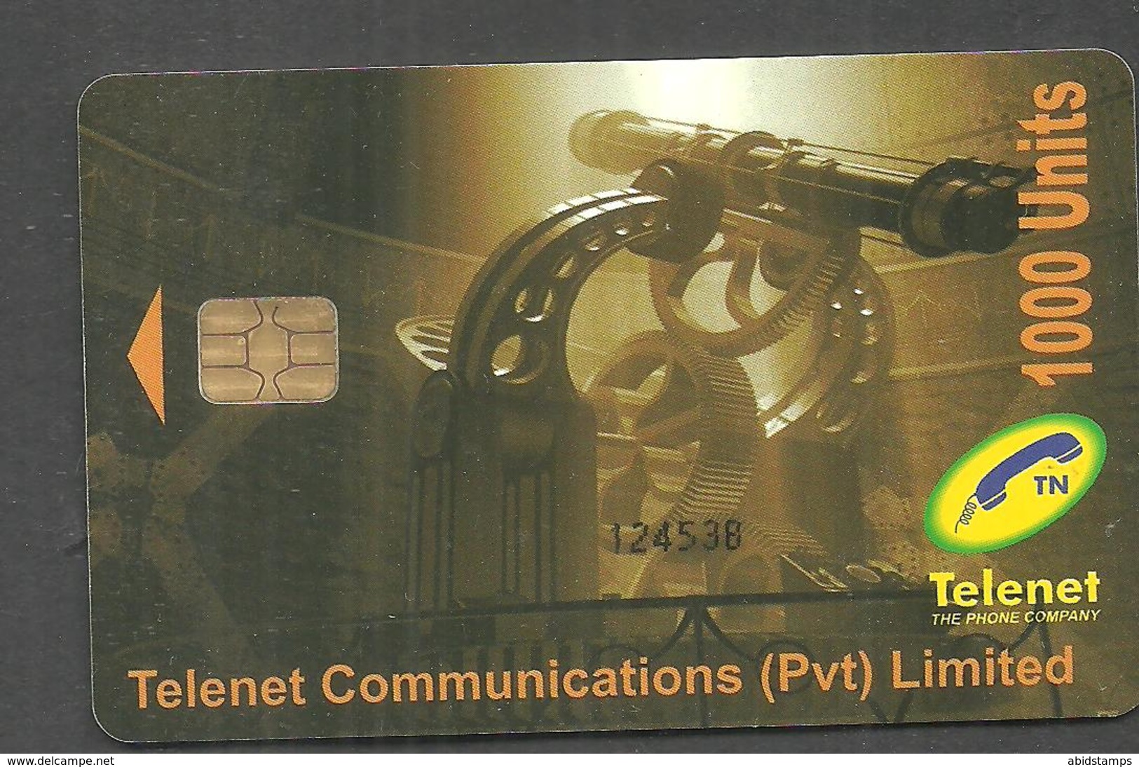 PAKISTAN USED CHIP PHONECARD TELENET 1000 UNITS - Pakistan