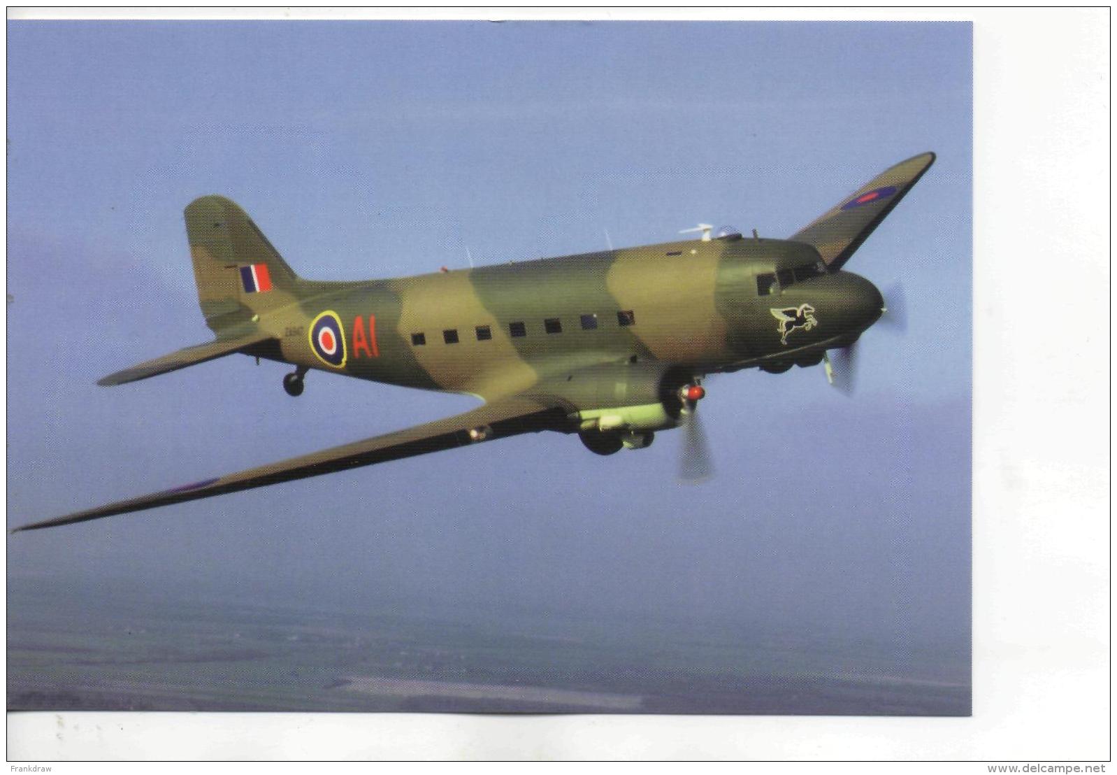 Postcard - Battle Of Britain Memorial Flight - Dakota ZA947 - Unused Very Good - Unclassified