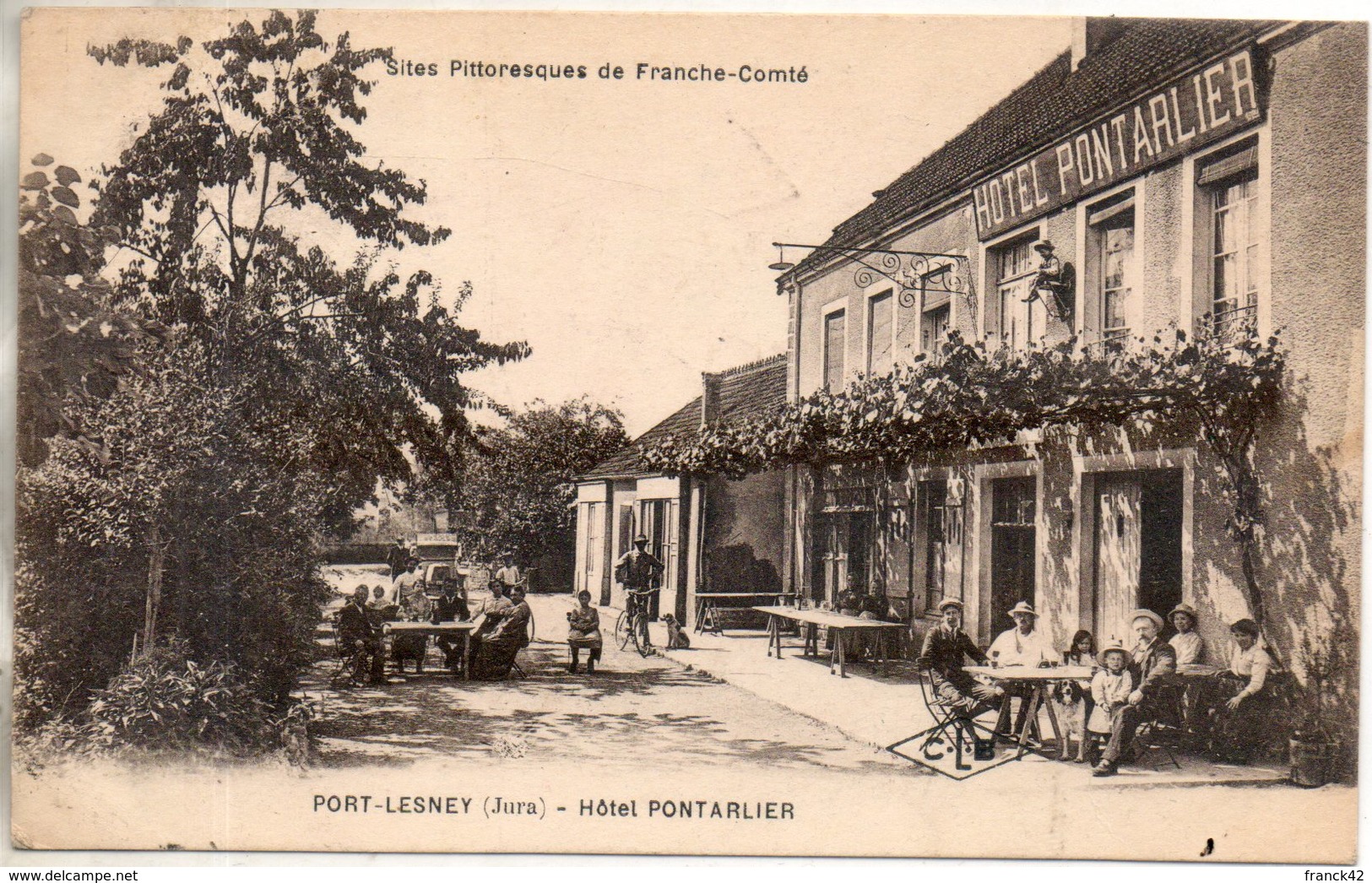 39. Port Lesney. Hôtel Pontarlier - Autres & Non Classés