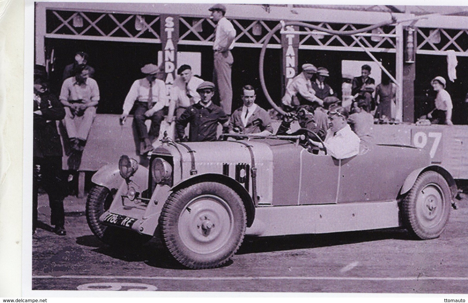 24 Heures Du Mans 1932  -  Citroen C4 Roadster  -  Pilotes: Henri De La Sayette/Charles Wolf  -  15x10 PHOTO - Le Mans