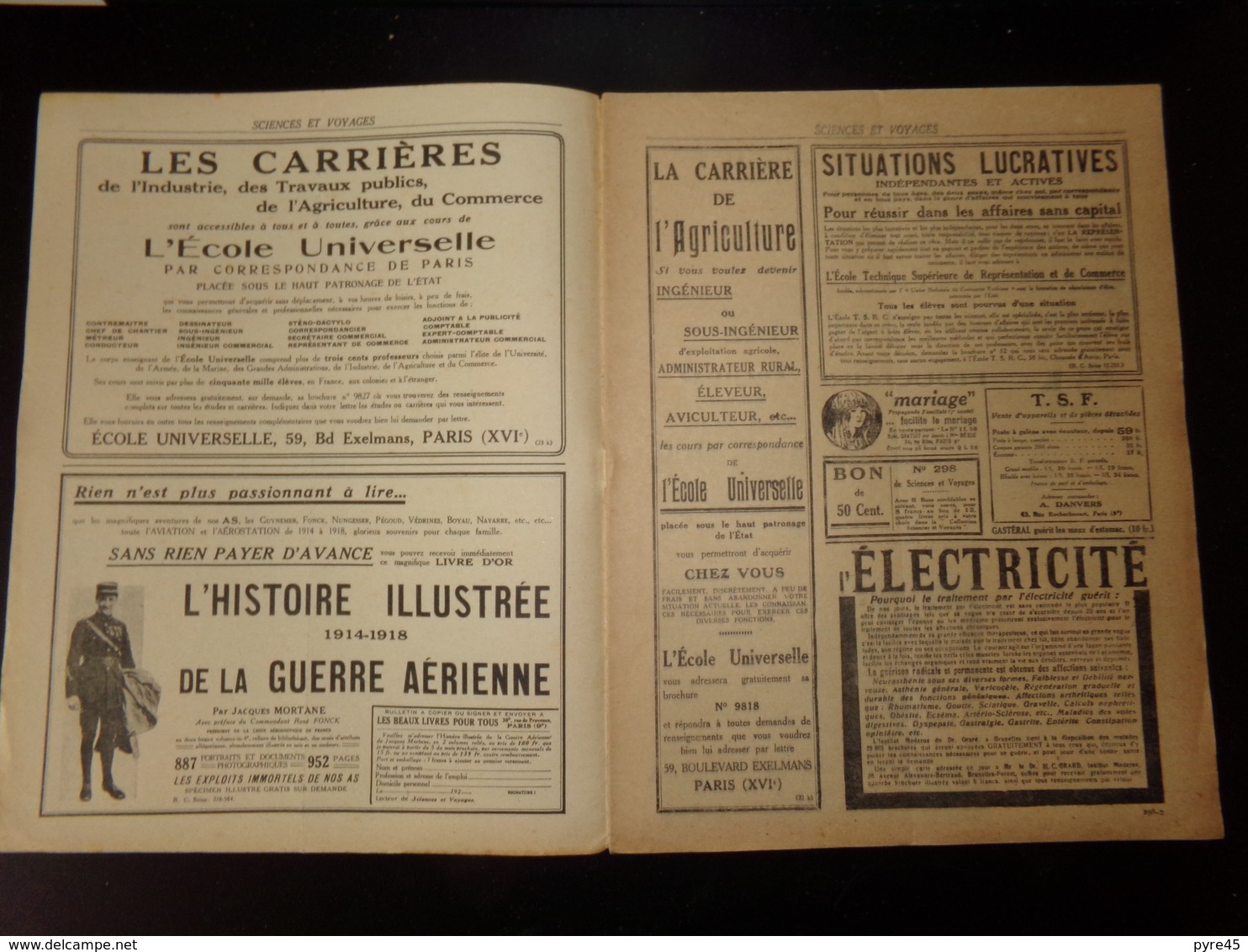 Revue " Sciences Et Voyages " N° 298 Du 14 Mai 1925, " Pour Observer Une éclipse De Soleil, Les Astronomes Américains... - 1900 - 1949