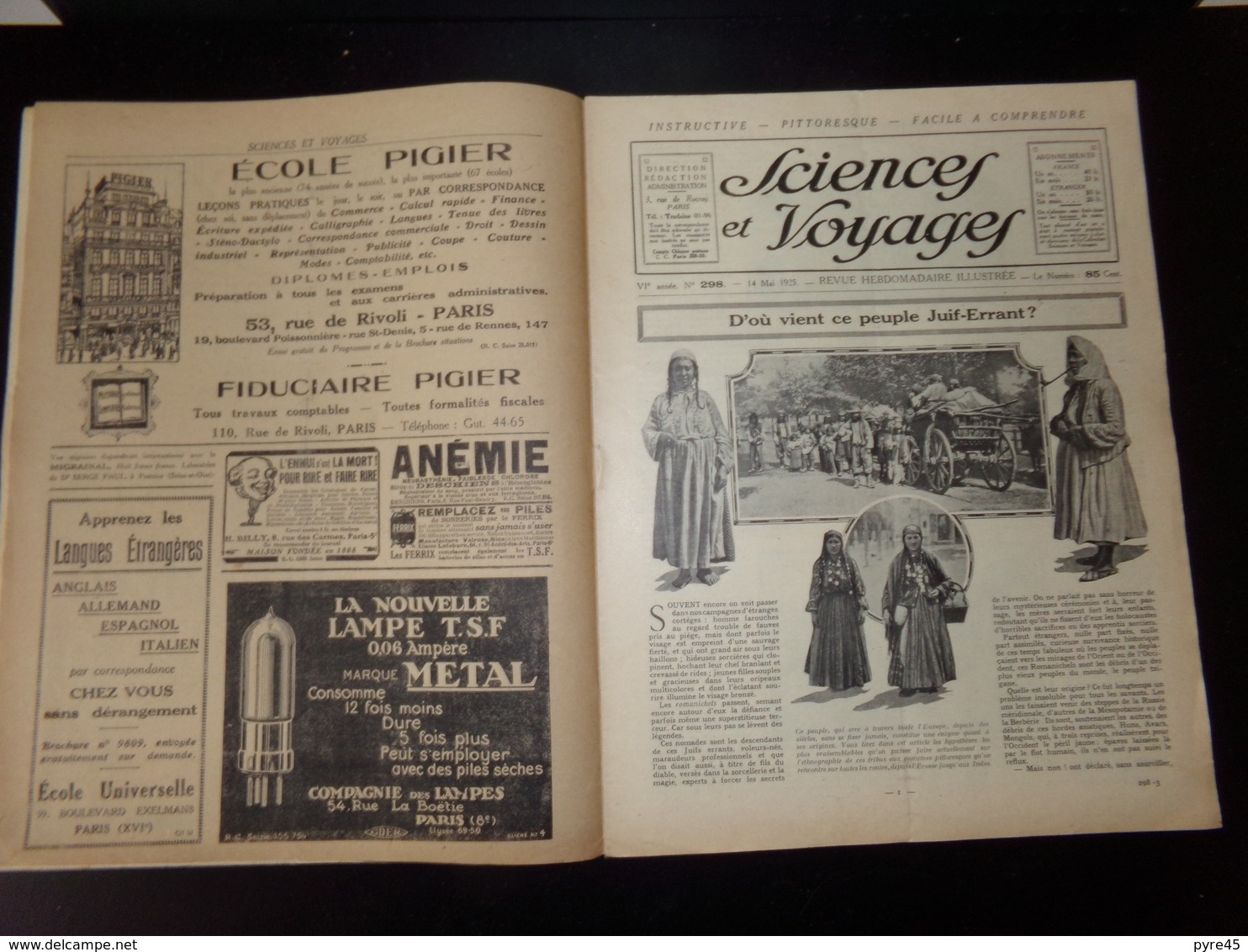 Revue " Sciences Et Voyages " N° 298 Du 14 Mai 1925, " Pour Observer Une éclipse De Soleil, Les Astronomes Américains... - 1900 - 1949