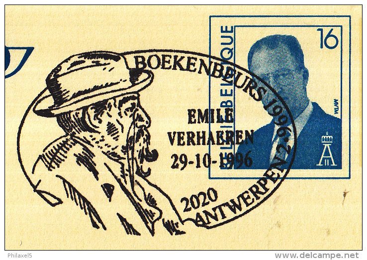 Belgié - 29-10-1996 - Boekenbeurs Antwerpen - Emile Verhaeren - Antwerpen - Schrijvers