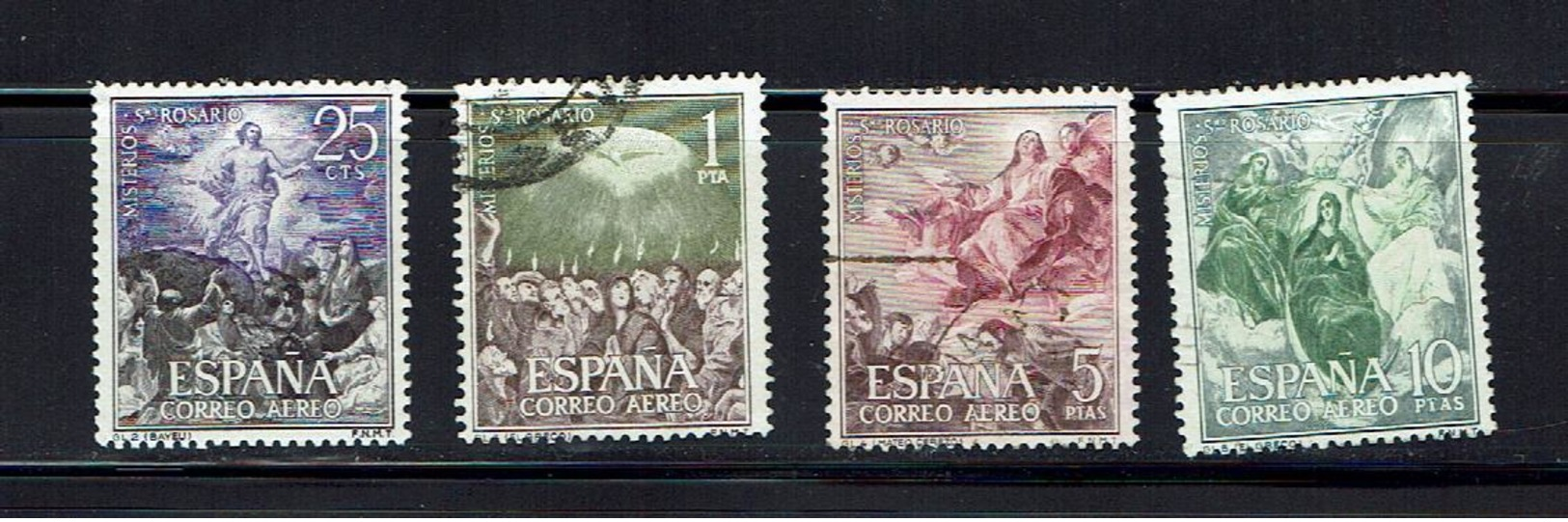 SPAIN...Airmail 1962 - Oblitérés