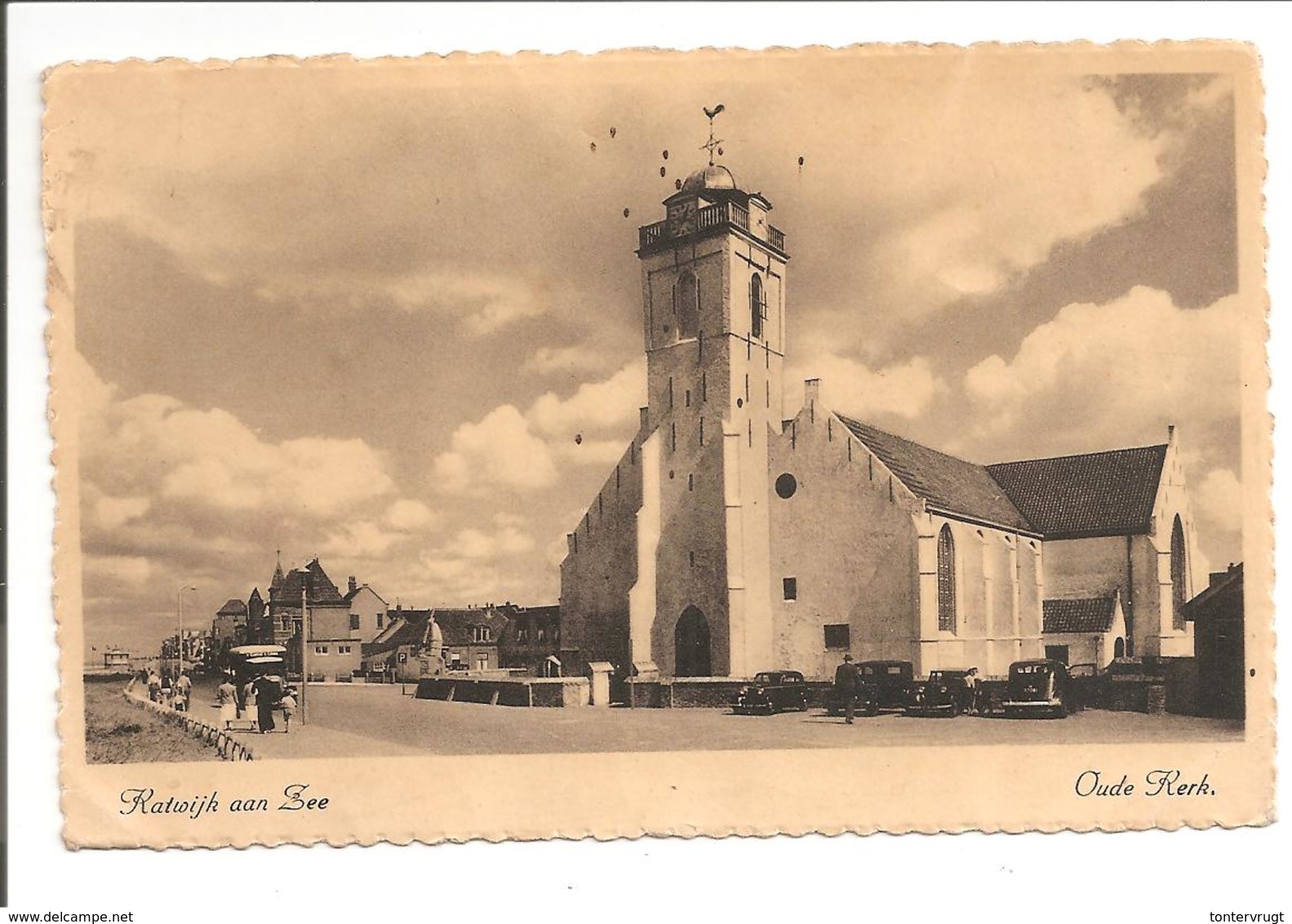 Katwijk Aan Zee. Oude Kerk 1943 - Katwijk (aan Zee)