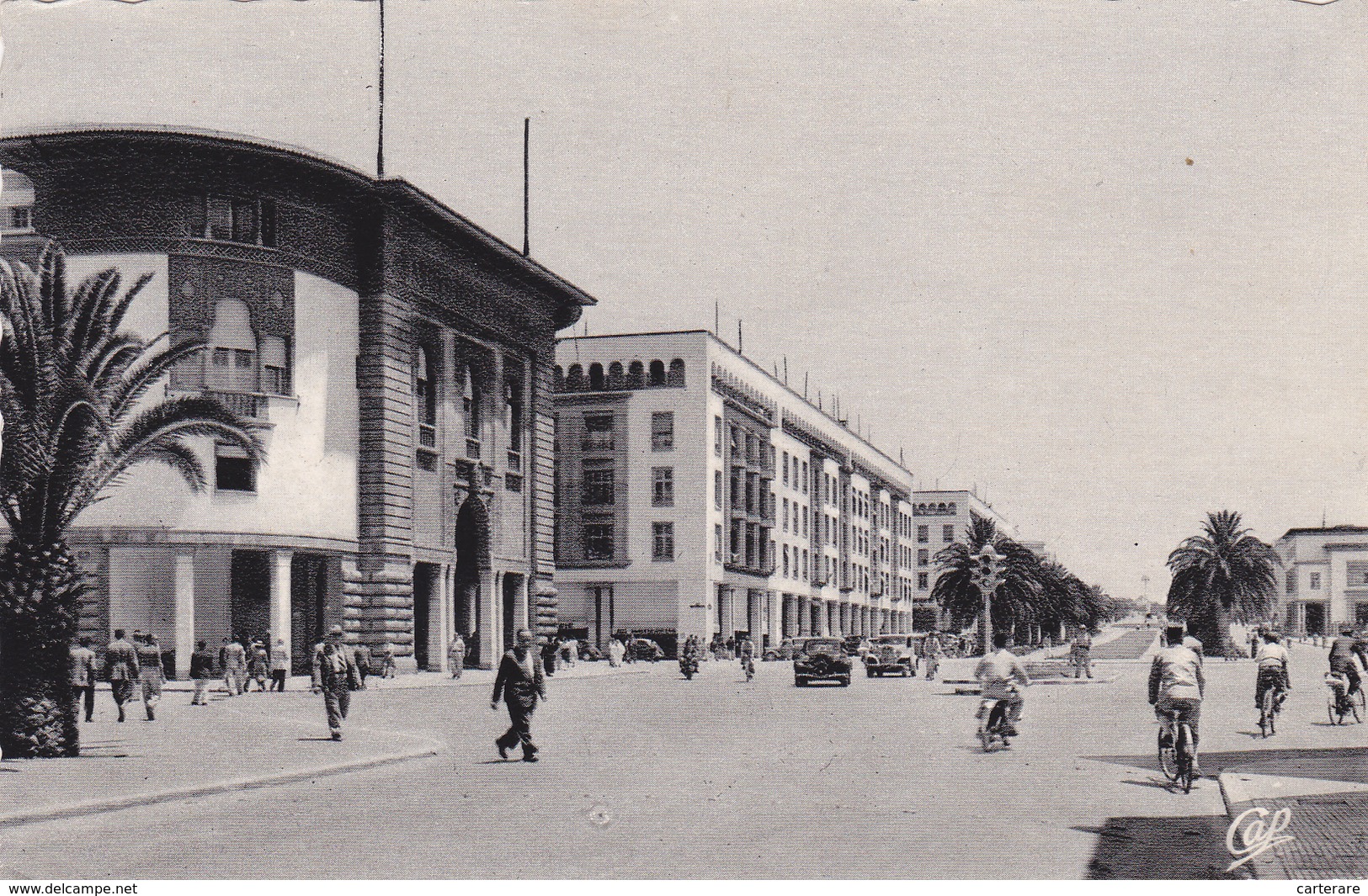AFRIQUE,MAROC,RABAT,AR RIBAT,1953,cours LYAUTEY,banque D'état Du MAROC - Rabat