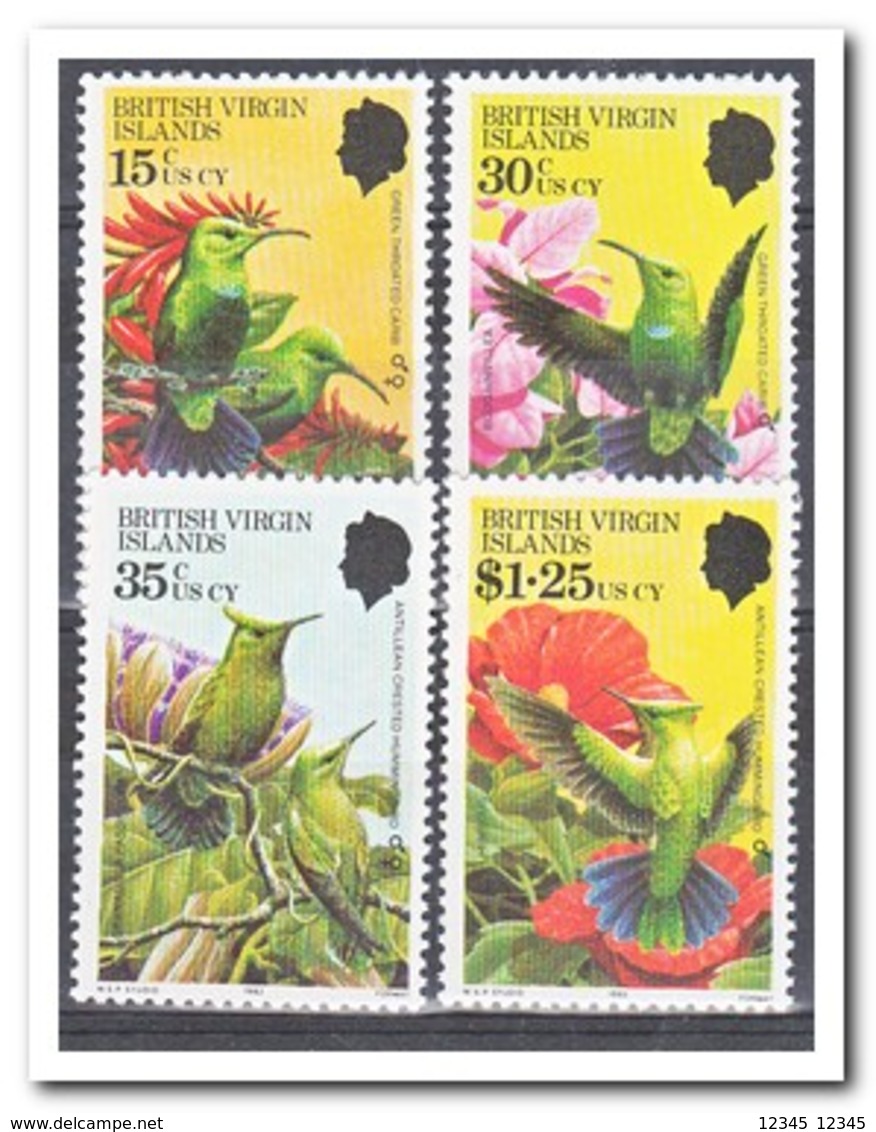 Britse Maagdeneilanden 1982, Postfris MNH, Birds - Britse Maagdeneilanden