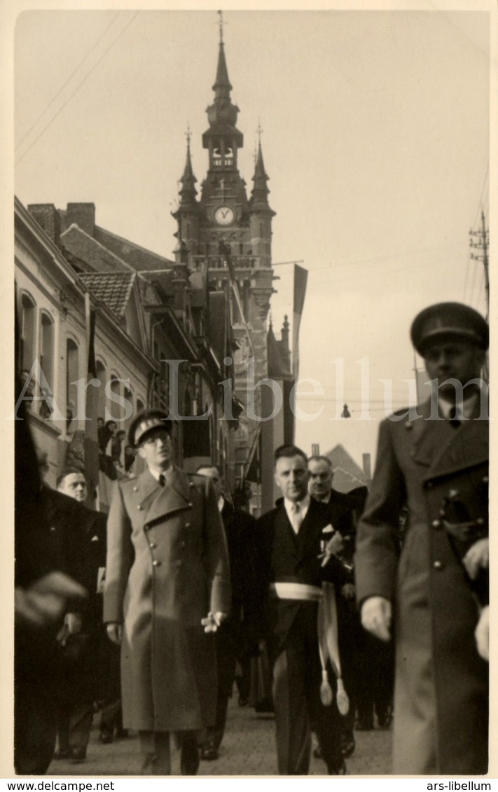 Photo Postcard / ROYALTY / Belgium / Belgique / Roi Baudouin / Koning Boudewijn / Temse / Tamise / 1955 - Temse