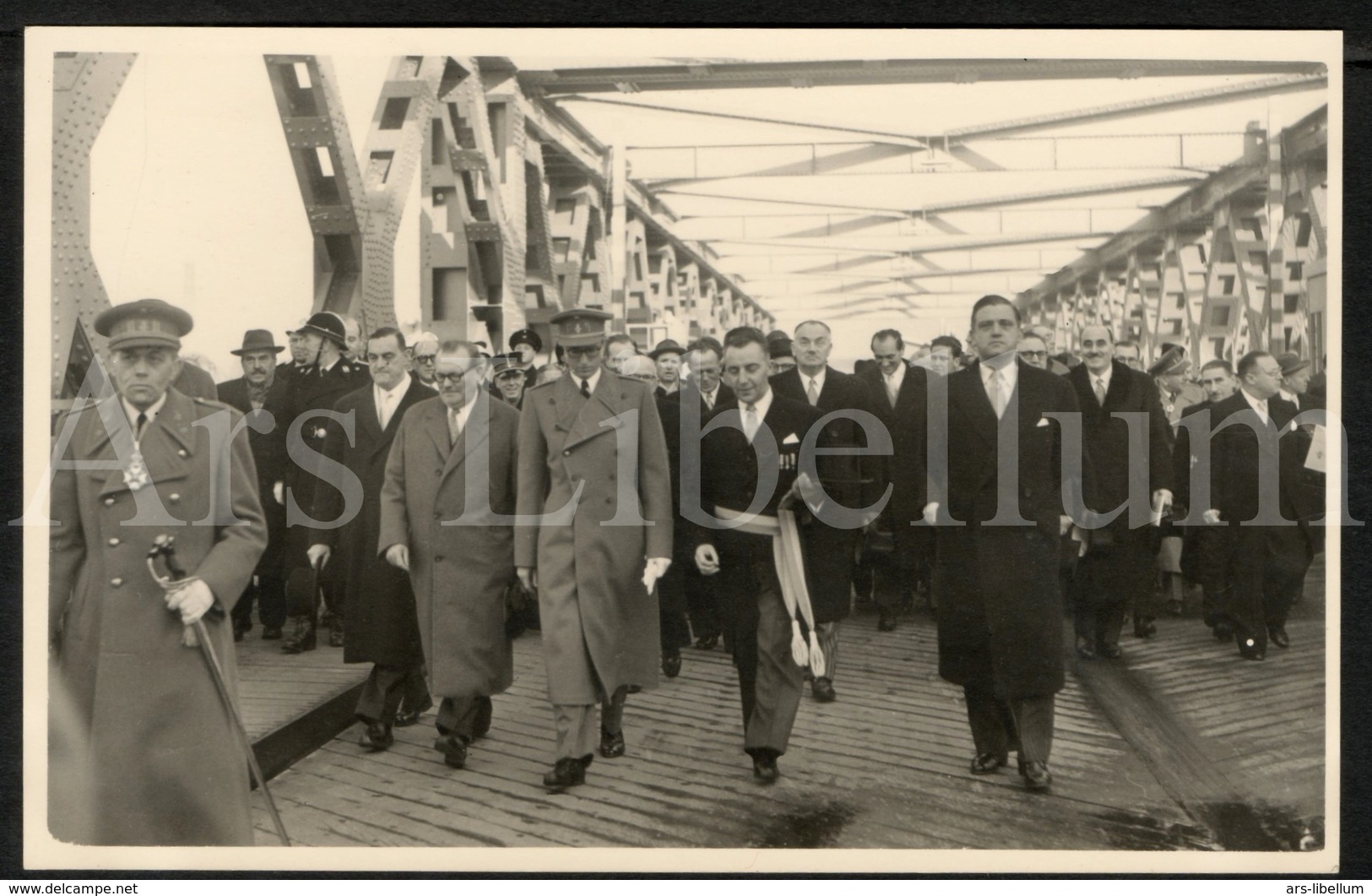 Photo Postcard / ROYALTY / Belgium / Belgique / Roi Baudouin / Koning Boudewijn / Temse / Tamise / 1955 / Van Acker - Temse