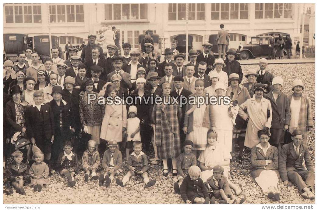 CARTE PHOTO     CAYEUX Sur MER  (n°43)  1927 CASINO - Cayeux Sur Mer