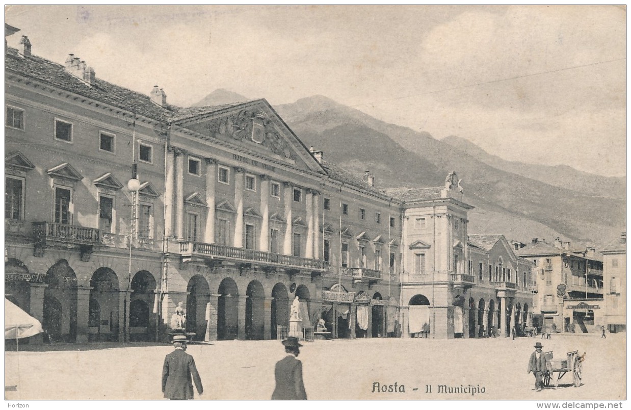 U.79.  AOSTA - Il Municipio - Ediz. Brunner - Aosta