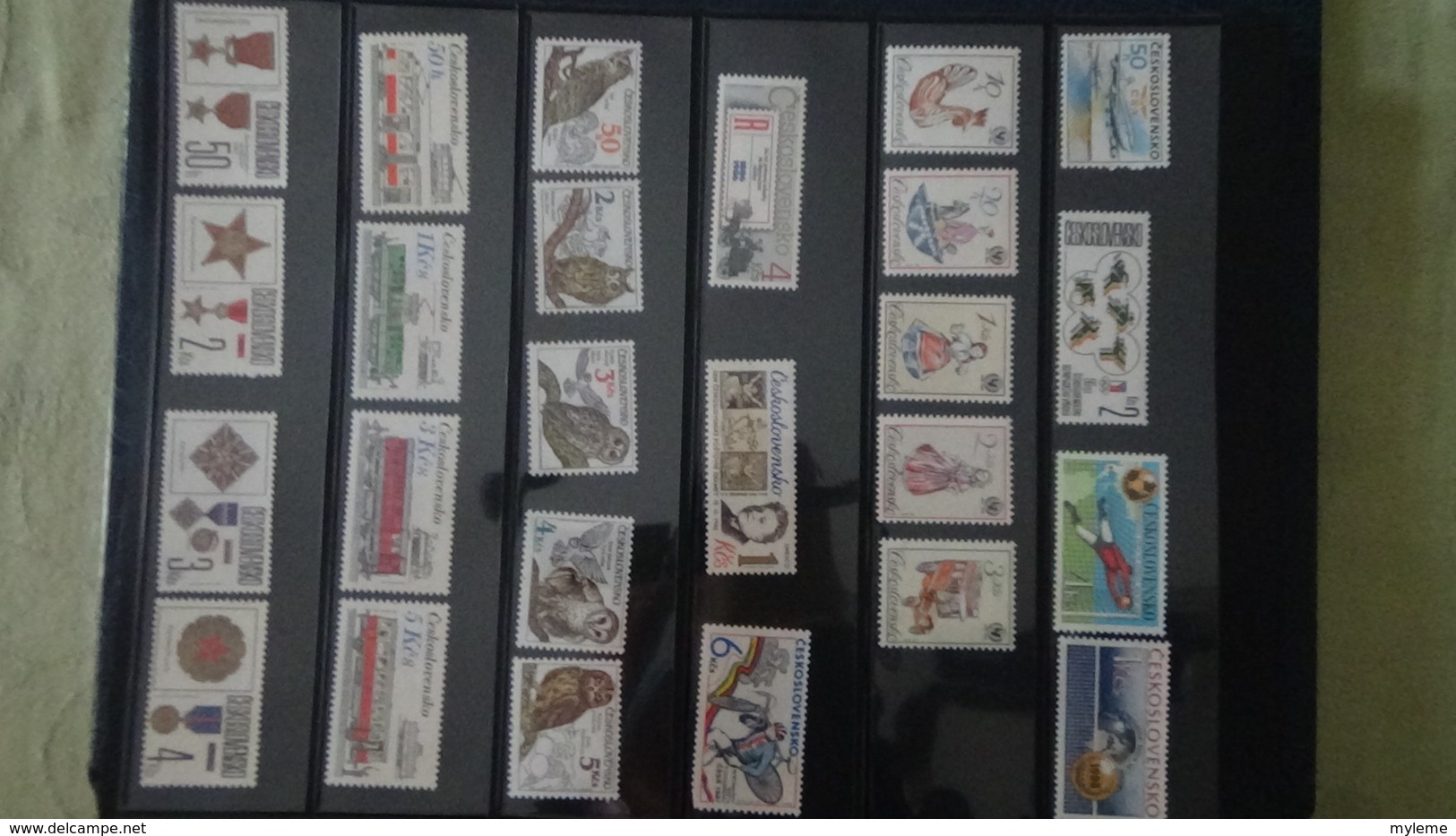 Grosse Collection De République Tchèque ** En Timbres Et Blocs. 5 De 5 Port Offert Dès 50 Euros D'achats. - Collections (en Albums)