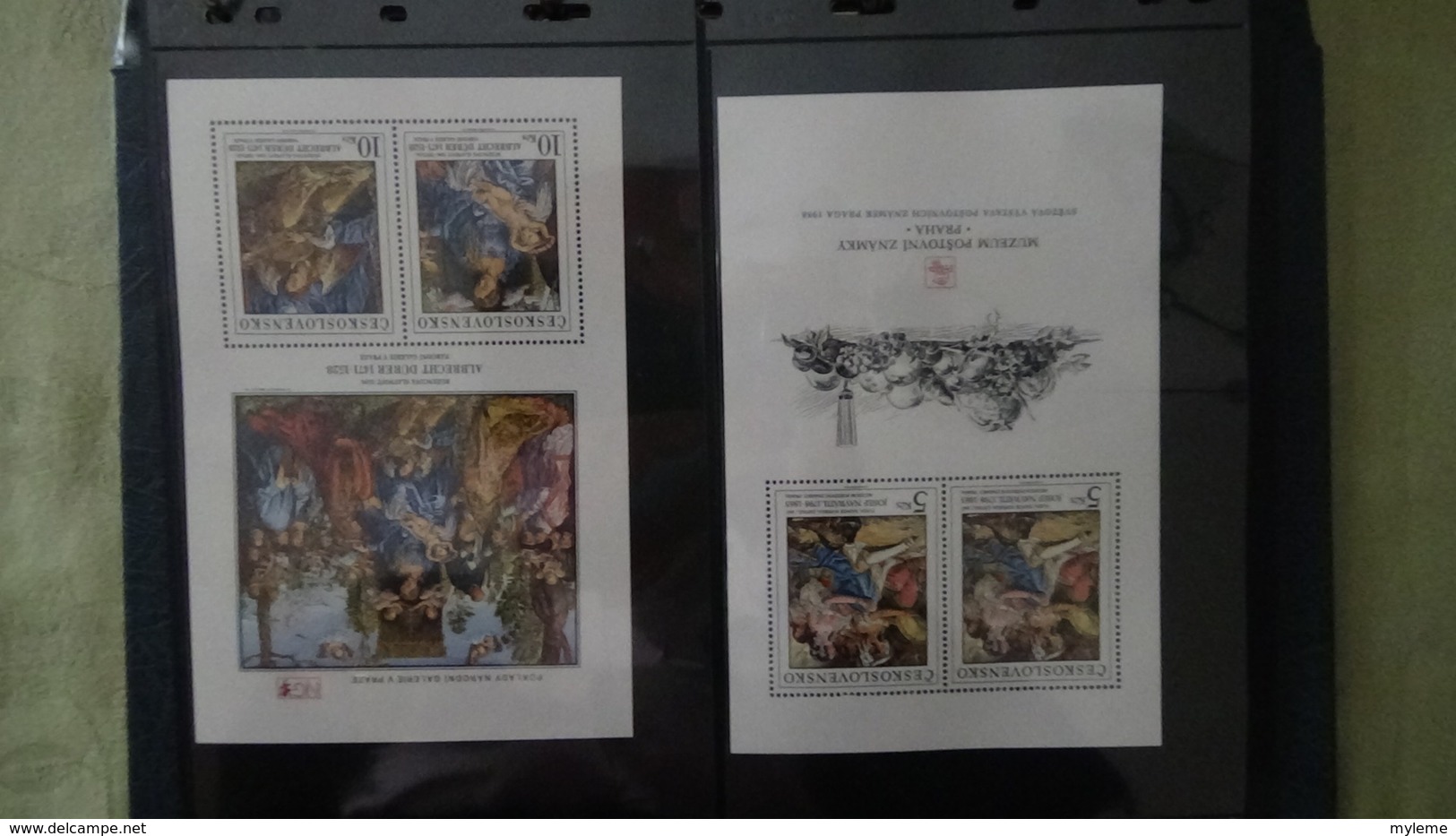 Grosse collection de République Tchèque ** en timbres et blocs. 5 de 5 Port offert dès 50 euros d'achats.