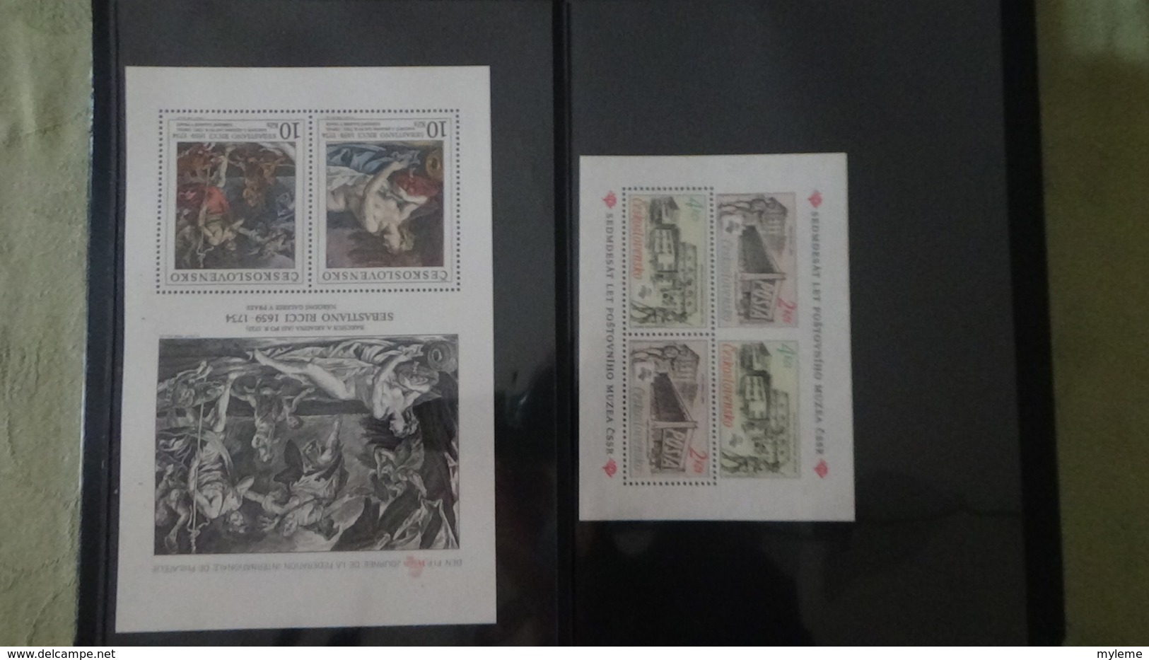 Grosse collection de République Tchèque ** en timbres et blocs. 5 de 5 Port offert dès 50 euros d'achats.