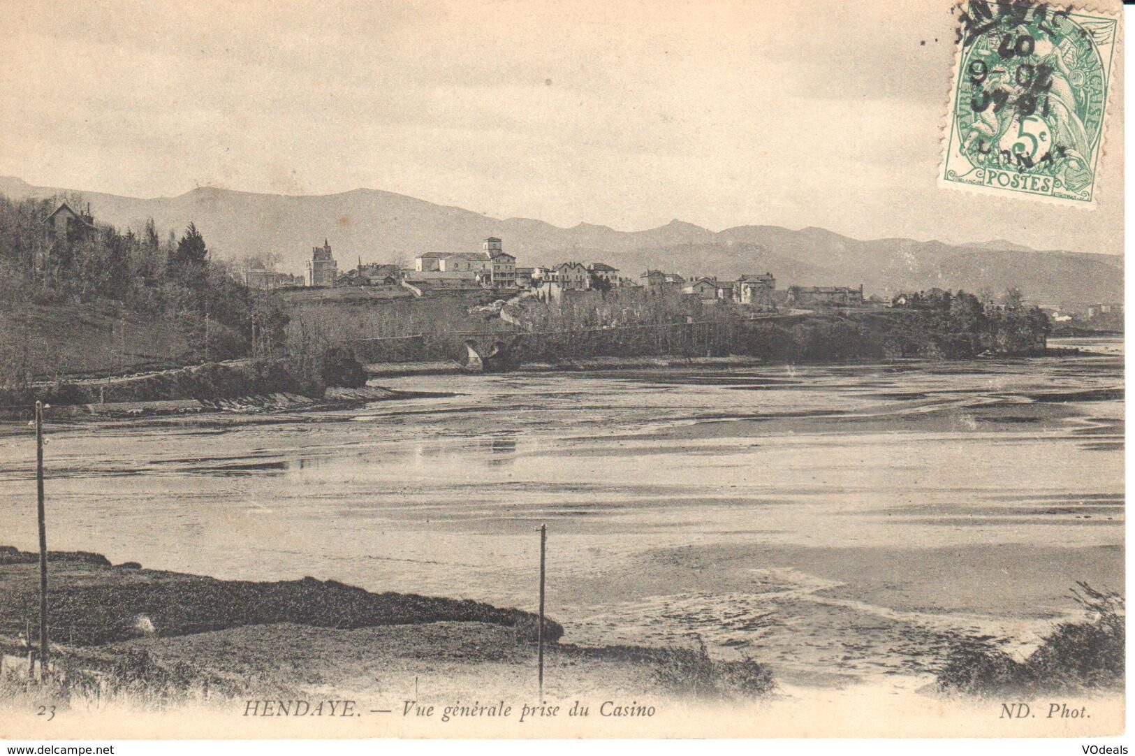 (64) Pyrénées-Atlantiques - CPA - Hendaye - Vue Générale Prise Du Casino - Hendaye