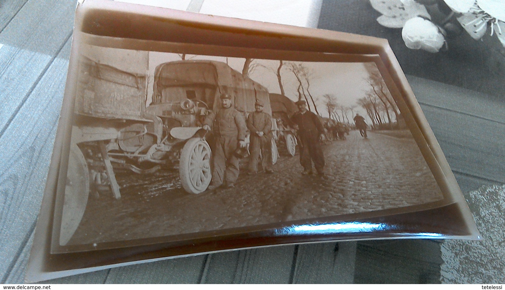 Photo D époque Environ Dunkerque Et Belgique - Guerre, Militaire