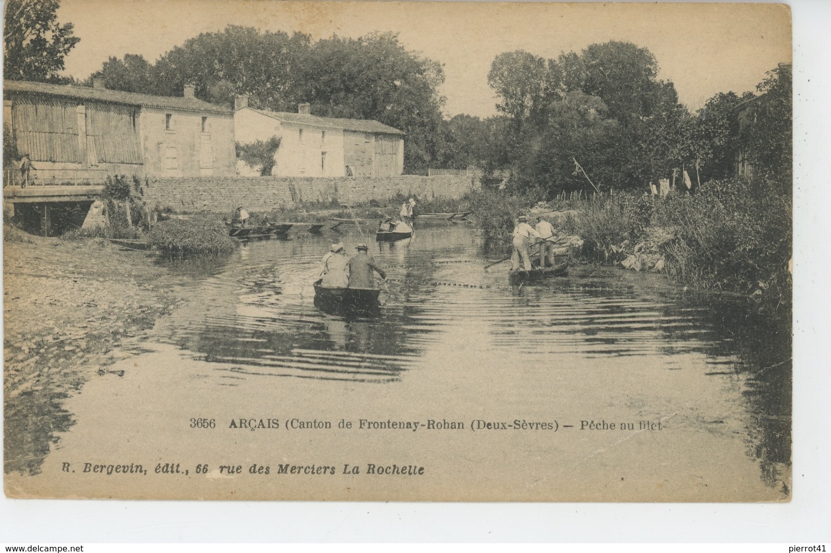 ARÇAY - Canton De Frontenay Rohan - Pêche Au Filet - Autres & Non Classés