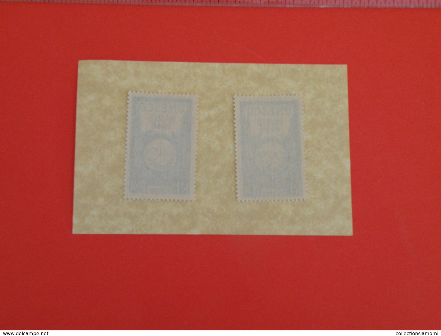 Lot 2 Timbres Neuf 1946 >   N°771 - Y&T - U.N.E.S.C.O Paris 1946 - Coté 0,60€ - Neufs