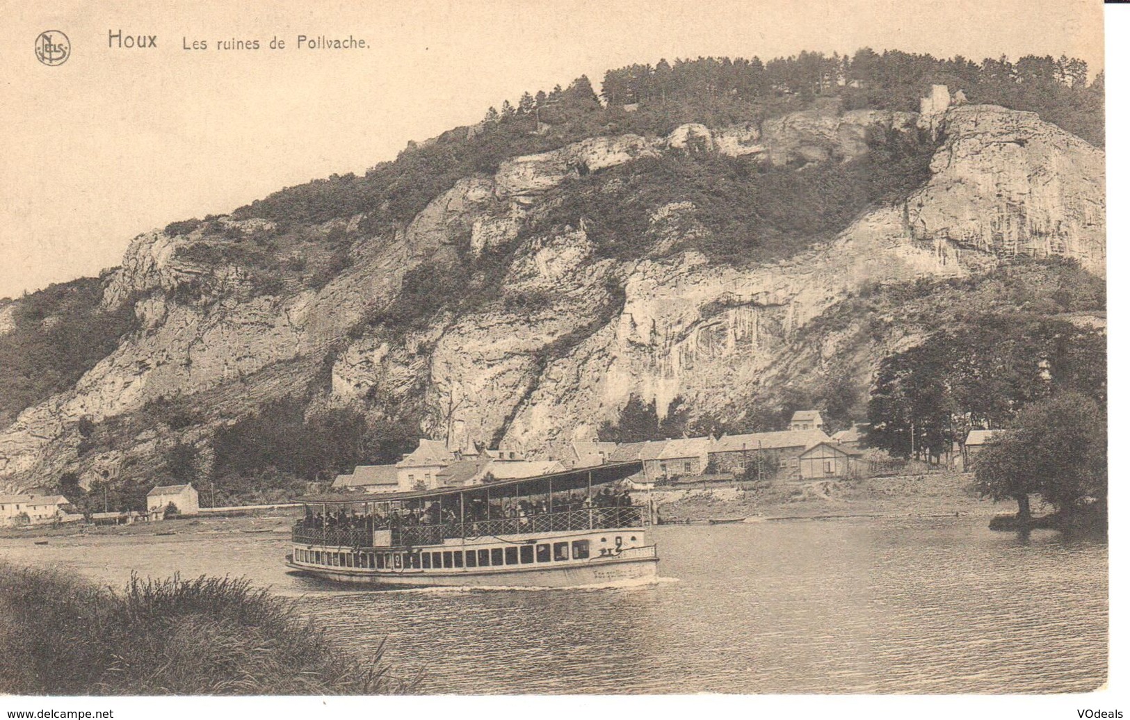 Yvoir - CPA - Houx - Les Ruine De Poilvache - Yvoir