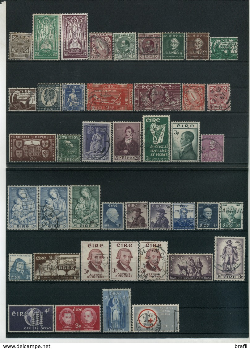 Irlanda Lotto Francobolli Usati - Collections, Lots & Series