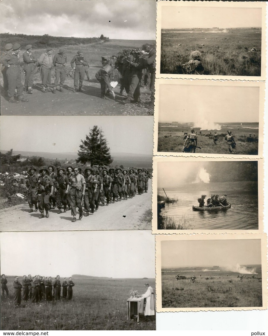 ABO Armée Belge D'Occupation En Allemagne 1948 Manoeuvres à WILLINGEN (Sauerland) 7 Photos - Autres & Non Classés