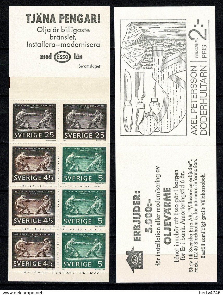 Sverige 1968  Yv  C601** Boekje/carnet 601** Complete Booklet - 1951-80