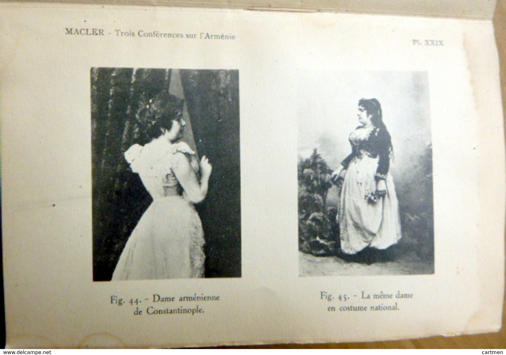 ARMENIE ICONOGRAPHIE  MACLER TROIS CONFERENCES SUR L'ARMENIE RECUEIL DE 32 VUES ET PHOTOGRAVURES 1927