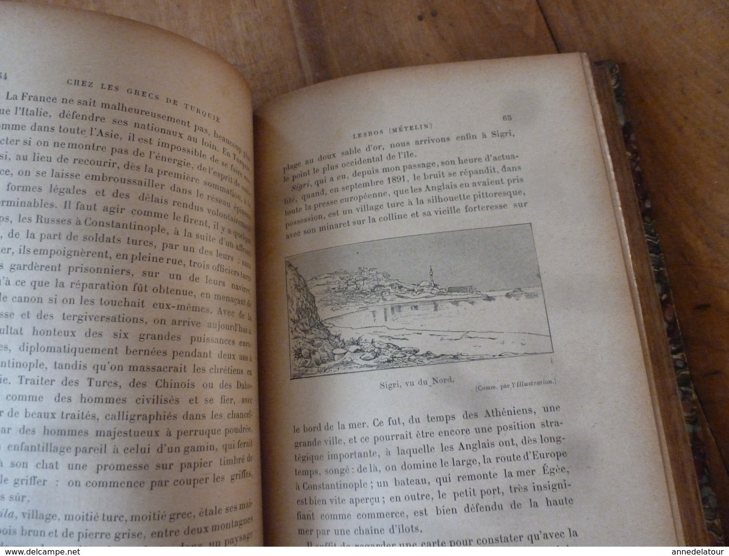 1897 CHEZ LES GRECS DE TURQUIE (Smyrne,Lesbos,Lemnos,Thasos,Mont Athos); Les Massacres en Arménie;etc -par L. De Launay