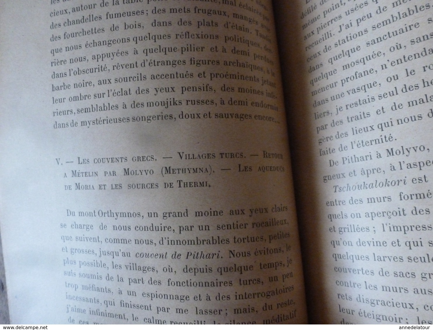 1897 CHEZ LES GRECS DE TURQUIE (Smyrne,Lesbos,Lemnos,Thasos,Mont Athos); Les Massacres en Arménie;etc -par L. De Launay