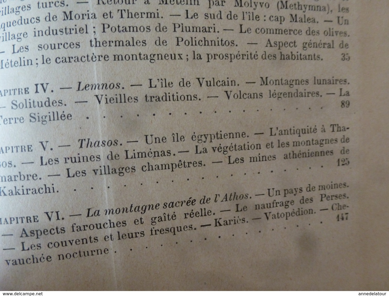 1897 CHEZ LES GRECS DE TURQUIE (Smyrne,Lesbos,Lemnos,Thasos,Mont Athos); Les Massacres en Arménie;etc -par L. De Launay