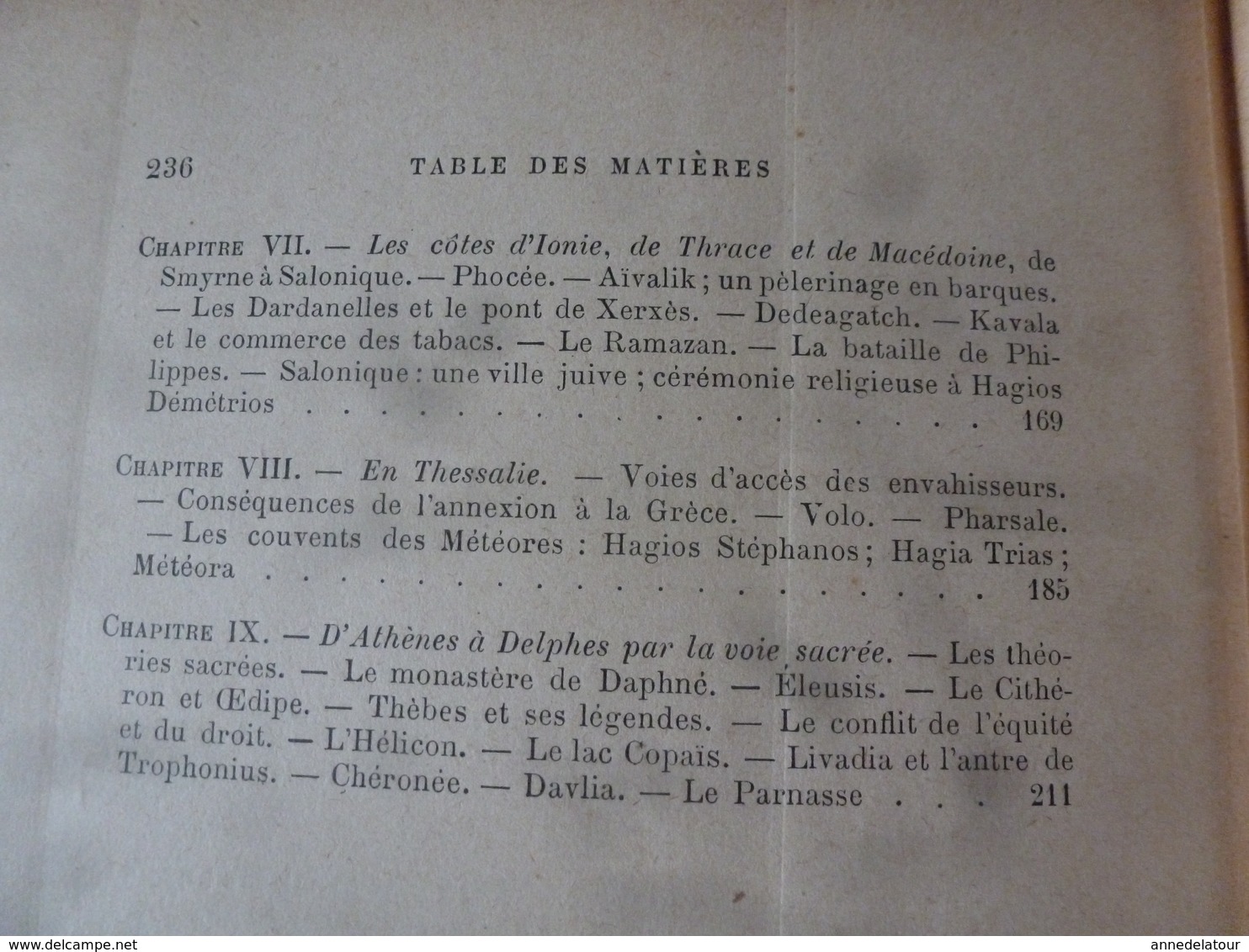 1897 CHEZ LES GRECS DE TURQUIE (Smyrne,Lesbos,Lemnos,Thasos,Mont Athos); Les Massacres en Arménie;etc -par L. De Launay