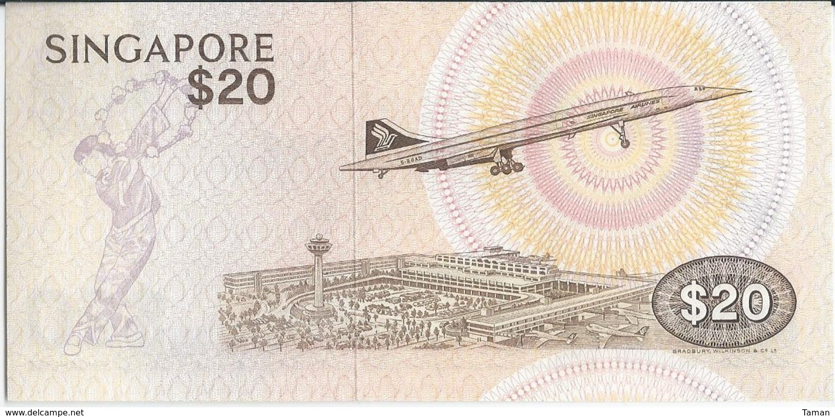 SINGAPOUR / SINGAPORE      20 Dollars  Nd(1979) - Concorde - Neuf(UNC) - Singapour