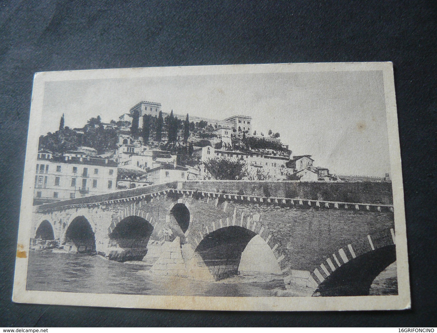 ANCIENT VERY BEAUTIFUL WRITE  POSTCARD OF "PONTE DELLA PIETRA" IN VERONA / ANTICA CARTOLINA DI VERONA - Verona