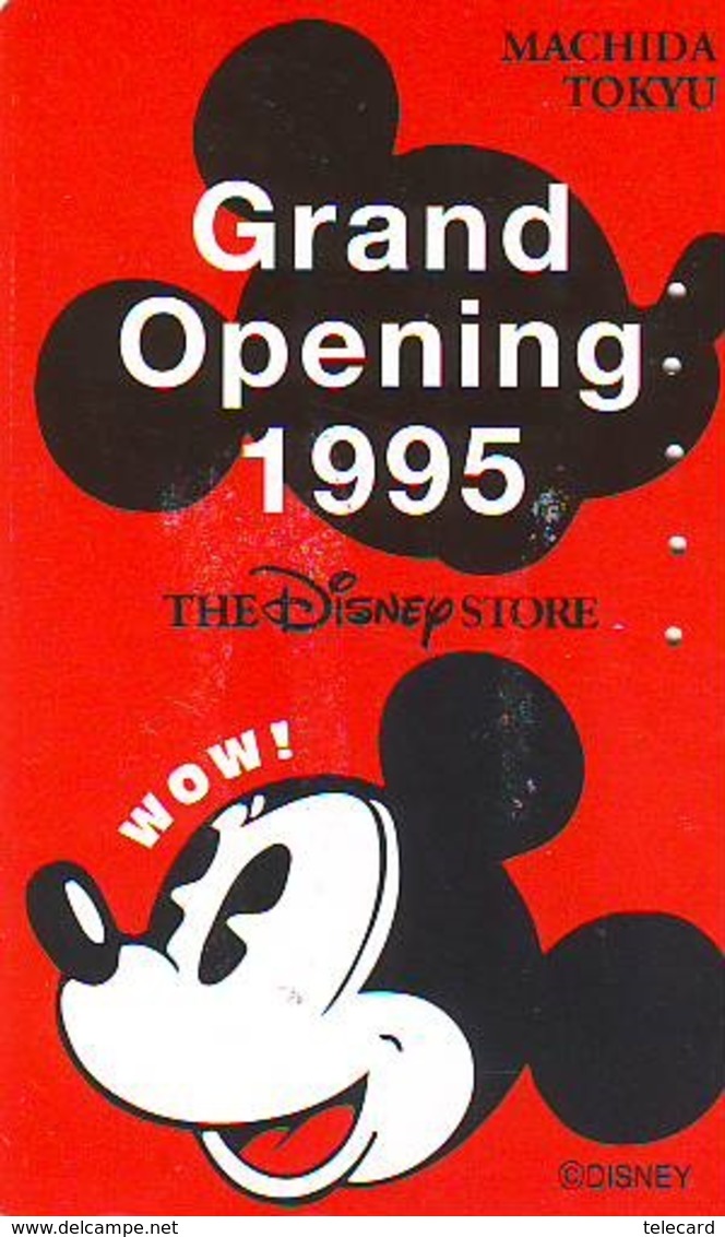 Télécarte  JAPON * 110-171047 * DISNEY STORE (6378) PHONECARD JAPAN * Telefonkarte * GRAND OPENING - Disney