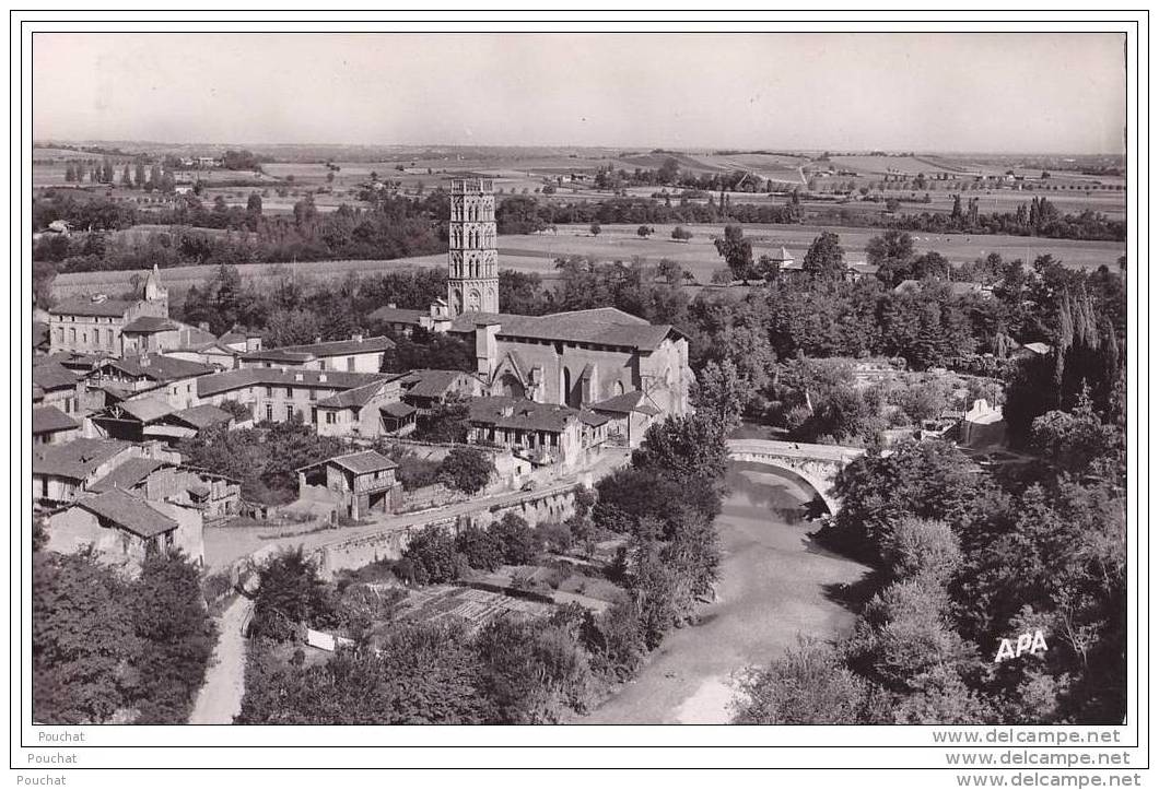 31) Rieux  Volvestre.- (Haute Garonne) La Cathédrale Et Les Bords De L&acute;Ariége  - (oblitération De 1957) - Autres & Non Classés