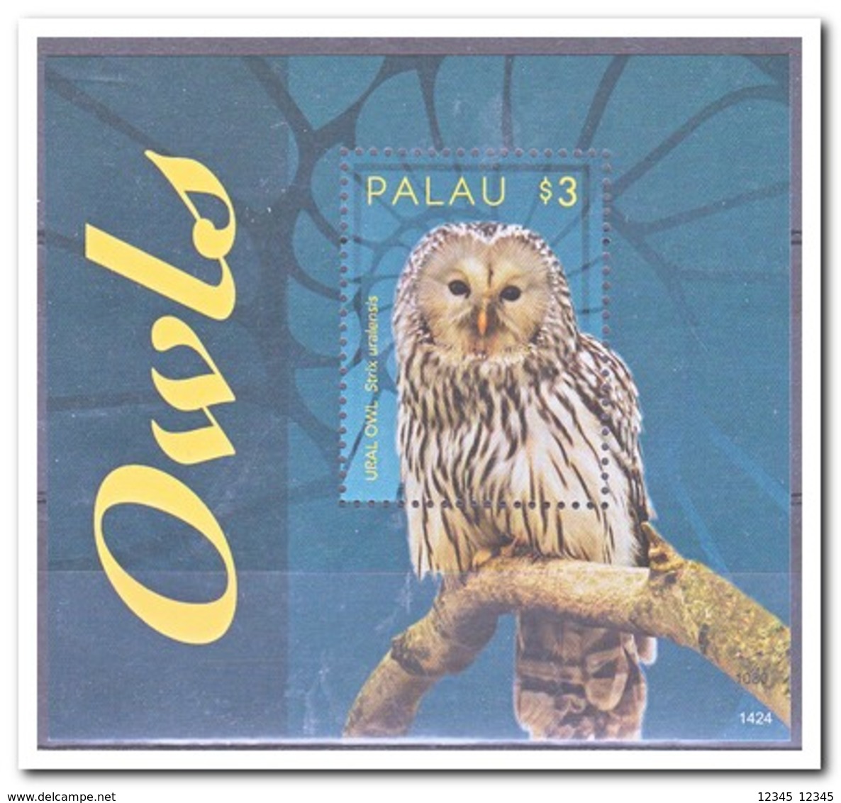 Palau 2014, Postfris MNH, Birds, Owls - Palau