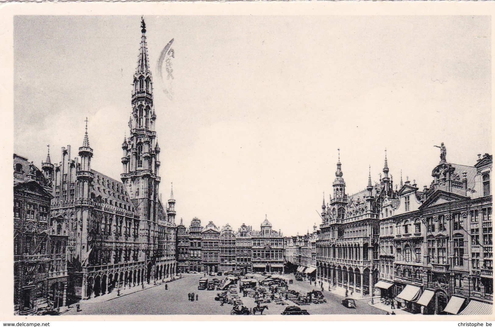 Brussel, Bruxelles, Stadhuis En Grote Markt (pk46778) - Marktpleinen, Pleinen