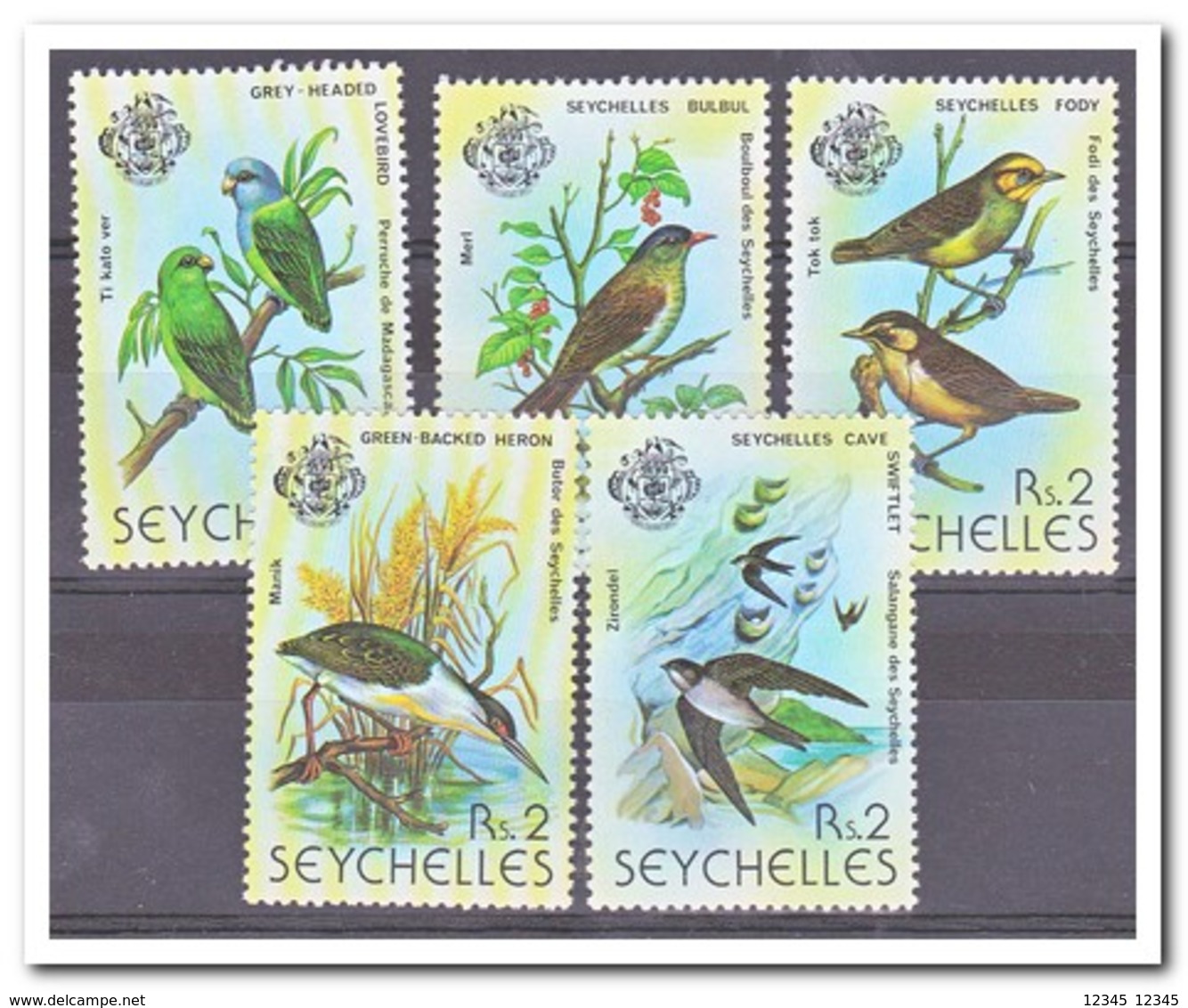 Seychellen 1979, Postfris MNH, Birds - Seychellen (1976-...)