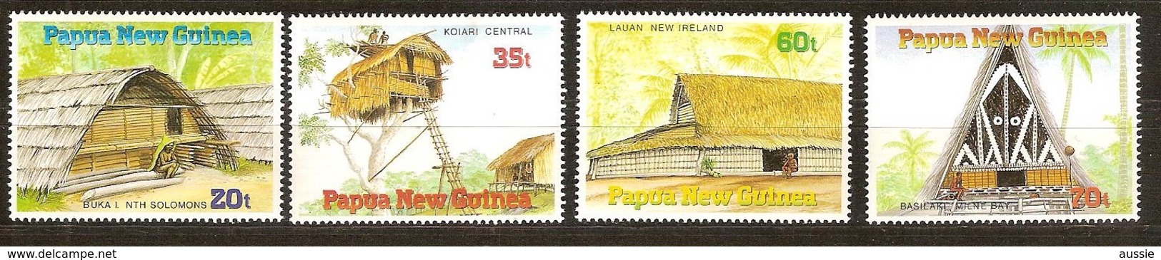 Papouasie Papua New Guinea 1989 Yvert 587-590 *** MNH Cote 6,75 Euro - Papouasie-Nouvelle-Guinée