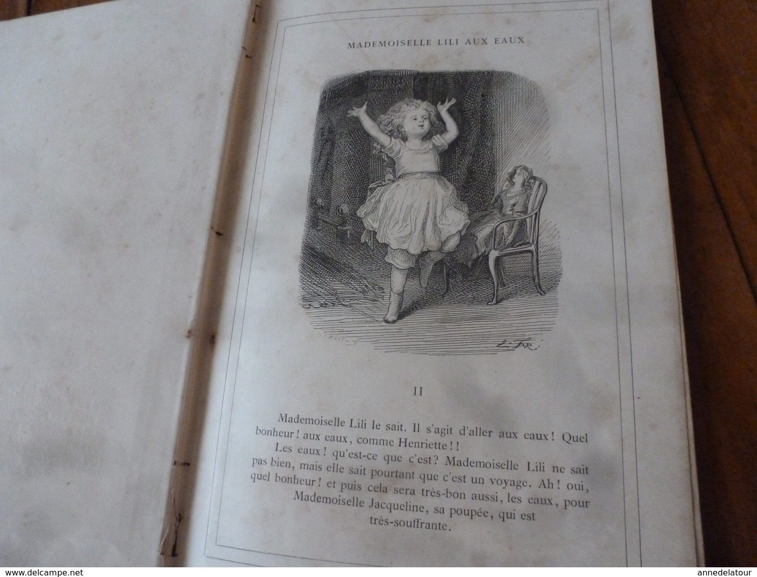 1878 Mademoiselle LILI aux eaux, texte P-J. Stahl,  Dessins Lorentz Frœlich,Gravures par Matthis - Edit. J. HETZEL Paris