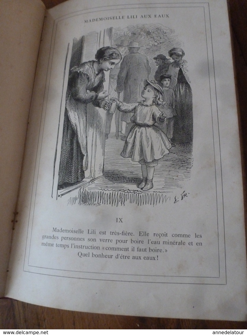 1878 Mademoiselle LILI aux eaux, texte P-J. Stahl,  Dessins Lorentz Frœlich,Gravures par Matthis - Edit. J. HETZEL Paris