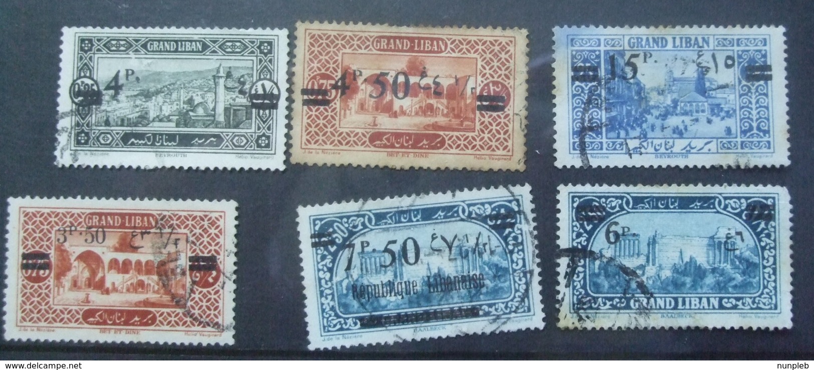 LEBANON 1926 Issue With Overprints - Lebanon