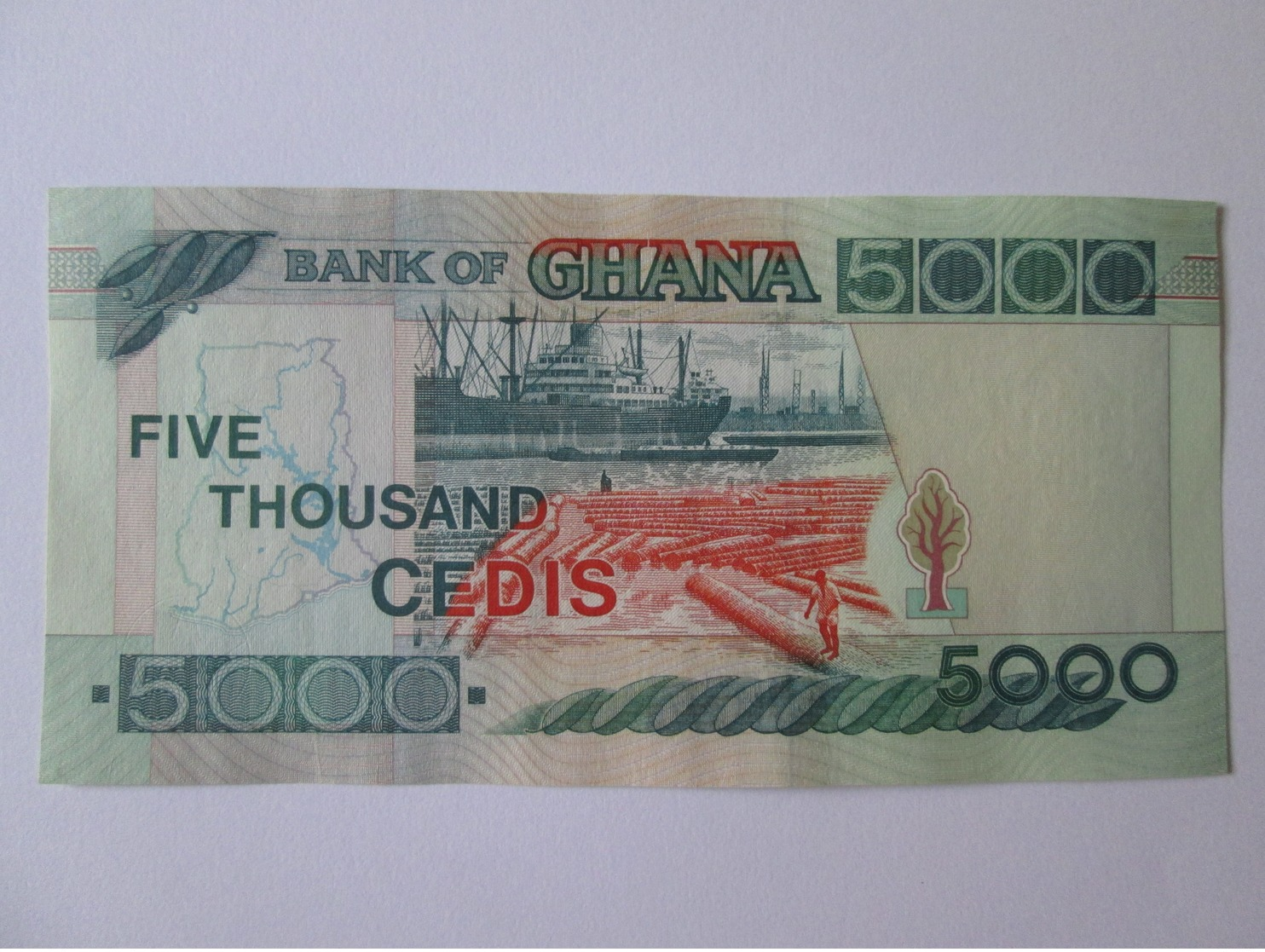 Ghana 5000 Cedis 1999 Banknote In Very Good Conditions - Ghana